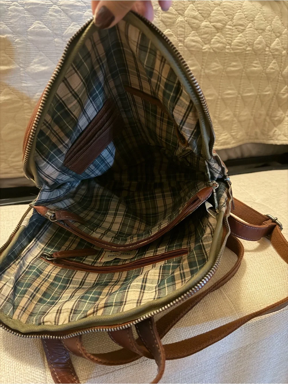 Wild West brown leather